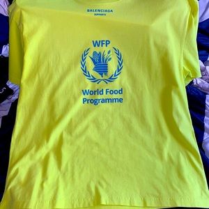 Balenciaga World Food Programme Tshirt